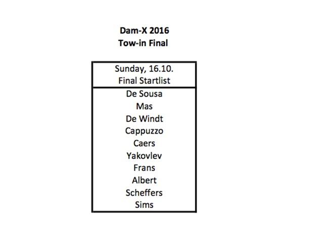 Tow-in finalists from last to first place &copy; SW